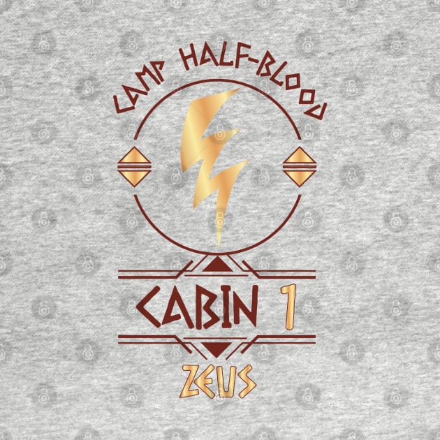 Cabin #1 in Camp Half Blood, Child of Zeus – Percy Jackson inspired design by NxtArt